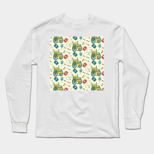 Nurse Pattern Long Sleeve T-Shirt